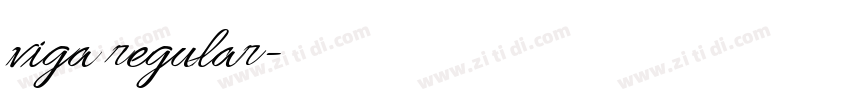 viga regular字体转换